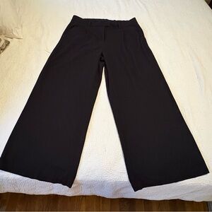American Eagle Outfitters Black Wide Leg Trouser Pants
